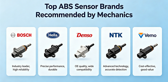 Best ABS sensor brands recommended by mechanics