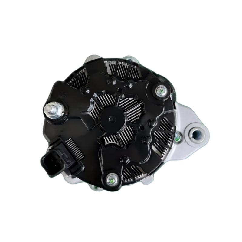 Rear view of A003TV9171A 24V 120A alternator for MAN truck showing mounting points